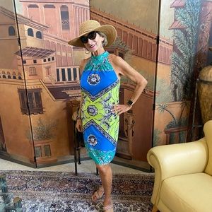 Laundry by Design Halter Neck Sleeveless Dress